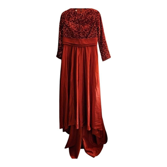 LanTing Wedding Dress, M, Red - Picture 5 of 14